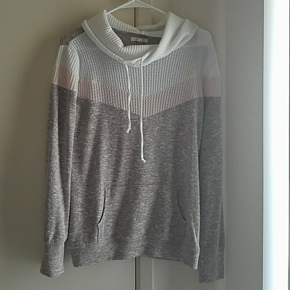 Faux Neck Pullover Sweater